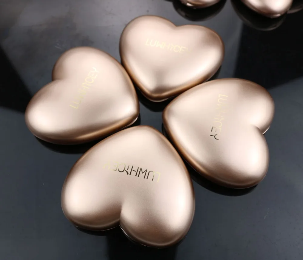 LUWHICEY светящийся набор Хайлайтер для макияжа перламутровый для лица сердце тела хайлайтер палитра осветитель подчеркивание контура Золотой бронзатор