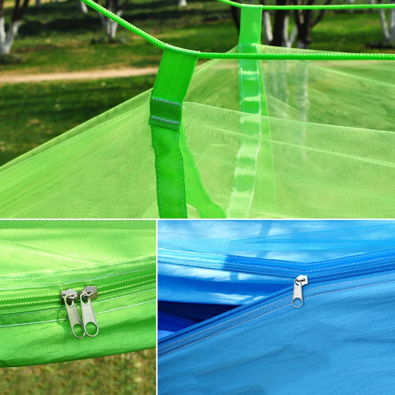 DIY Portable Camping Mosquito Net Nylon Hammock Outdoor Hanging Bed Sleeping Swing