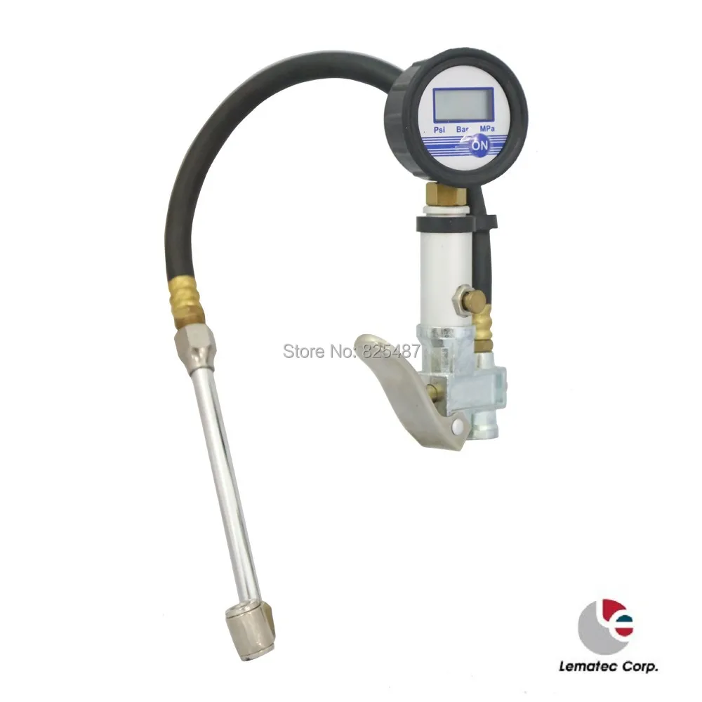 DTI03-with logo-2 Tire inflator with gauge,tire gauge,tire pressure gauge