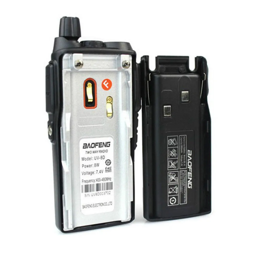 Baofeng General UV 8D Walkie talkie 8 Вт Высокая мощность двойной Запуск ключа 5 15 км связь