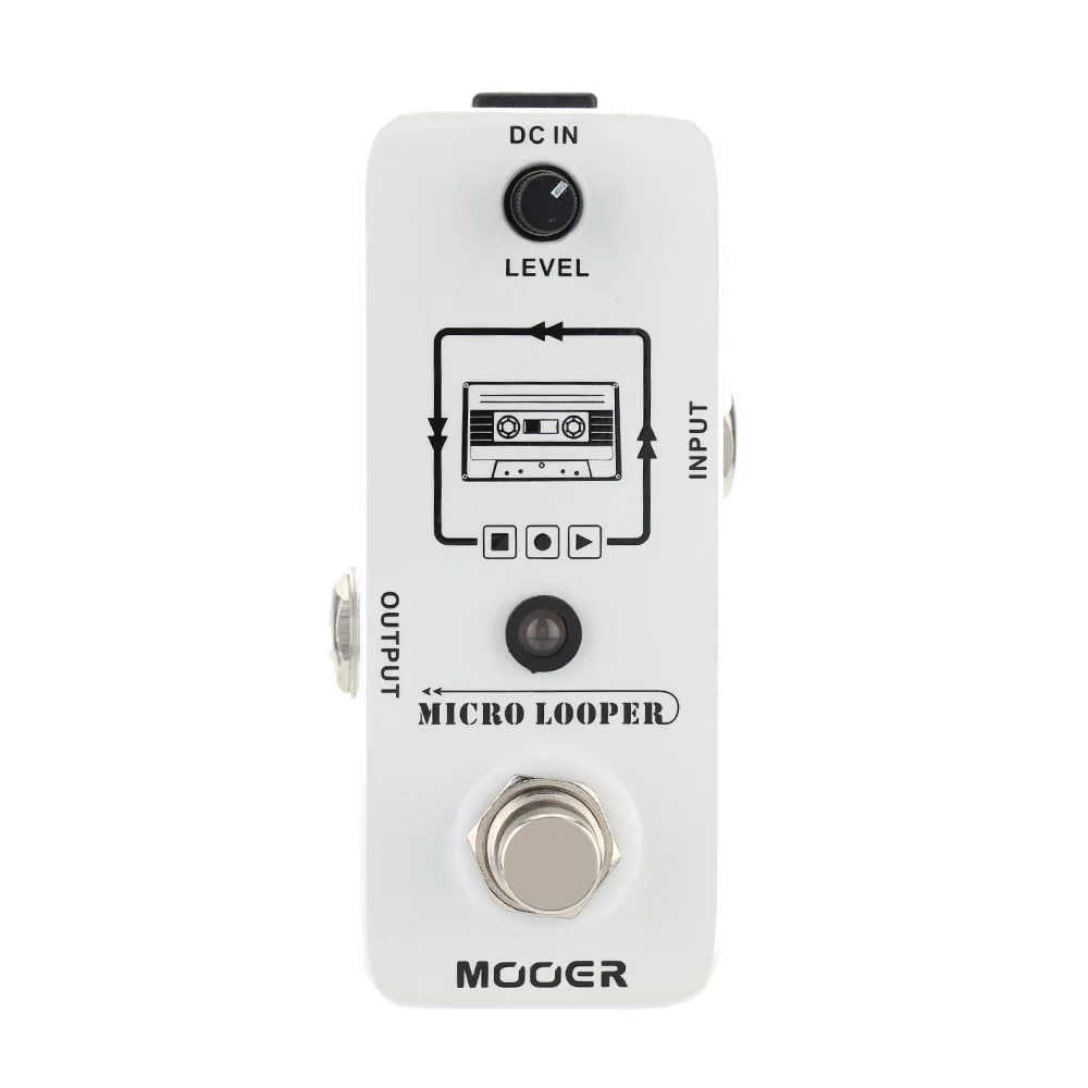

MOOER Micro looper Mini Loop recording Effect Pedal for Electric Guitar True Bypass