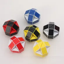 Shengshou волшебный с плетением в форме змеи головоломка Волшебная Змейка Рубика скоростной куб Twisty обучающий пазл и Развивающие детские игрушки, Прямая поставка