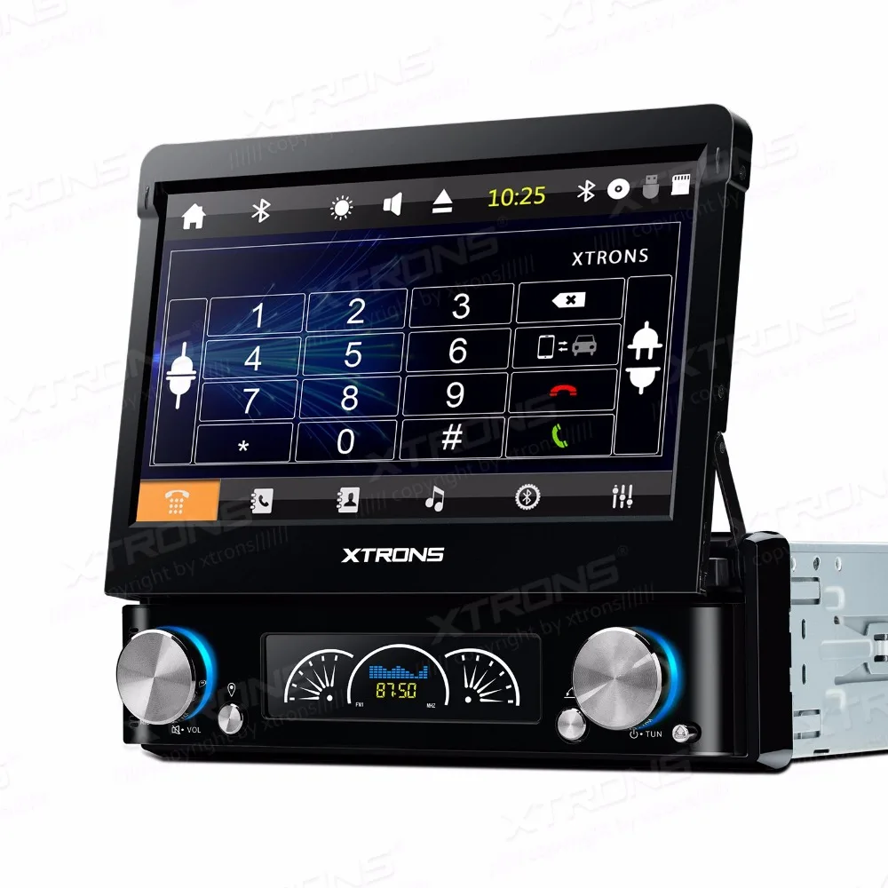 Top 7" Motorized Detachable Panel Design 1 Din Car DVD One Din Car Navigation GPS Single Din Car Radio with Driver-Friendly Design 5