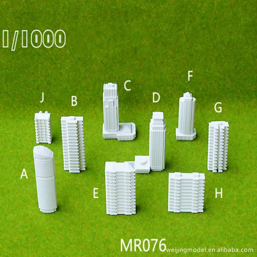 Beste 10 stks 1 1000DIY zand tafel building model materiaal plastic woningbouw model building hoogbouw model 9 nieuwe producten