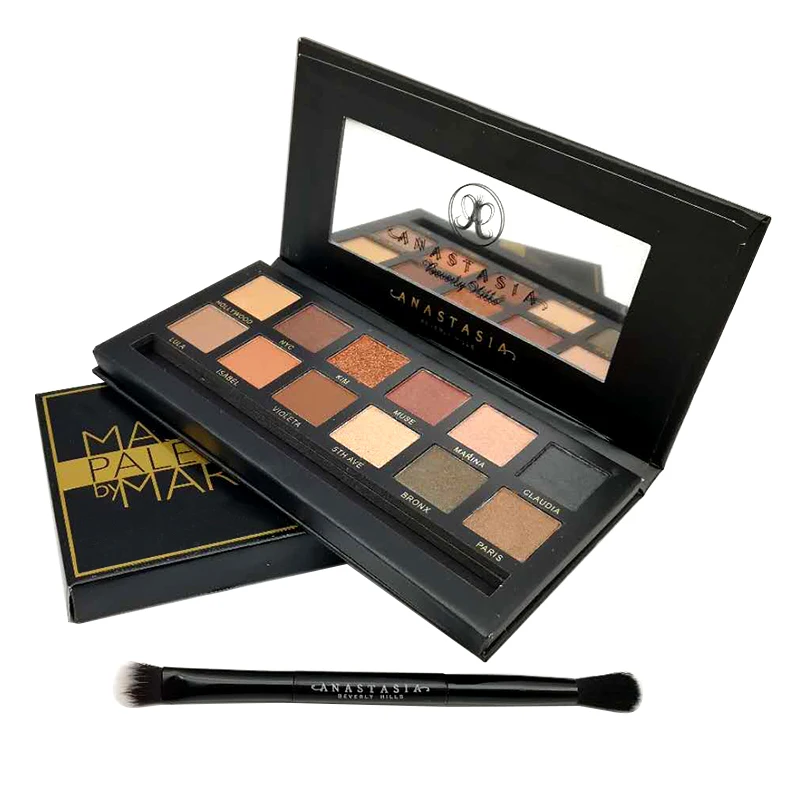 

Anastasia Beverly Hills 12 Colors Eyeshadow Pallete ForNaked Palette Eyeshadow Waterproof Makeup Palette Eyeshadow Eye Shadow