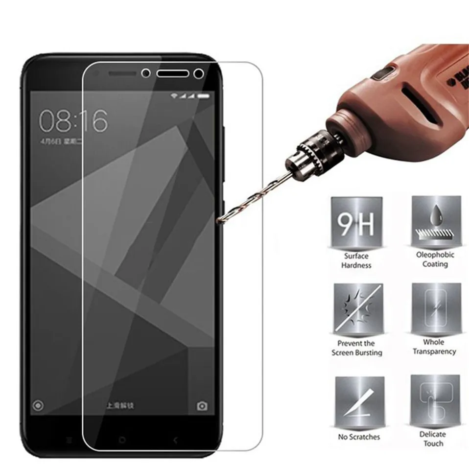 Tempered Glass For Xiaomi Redmi 6 Pro 6A 4X S2 5 Pro 5A 01