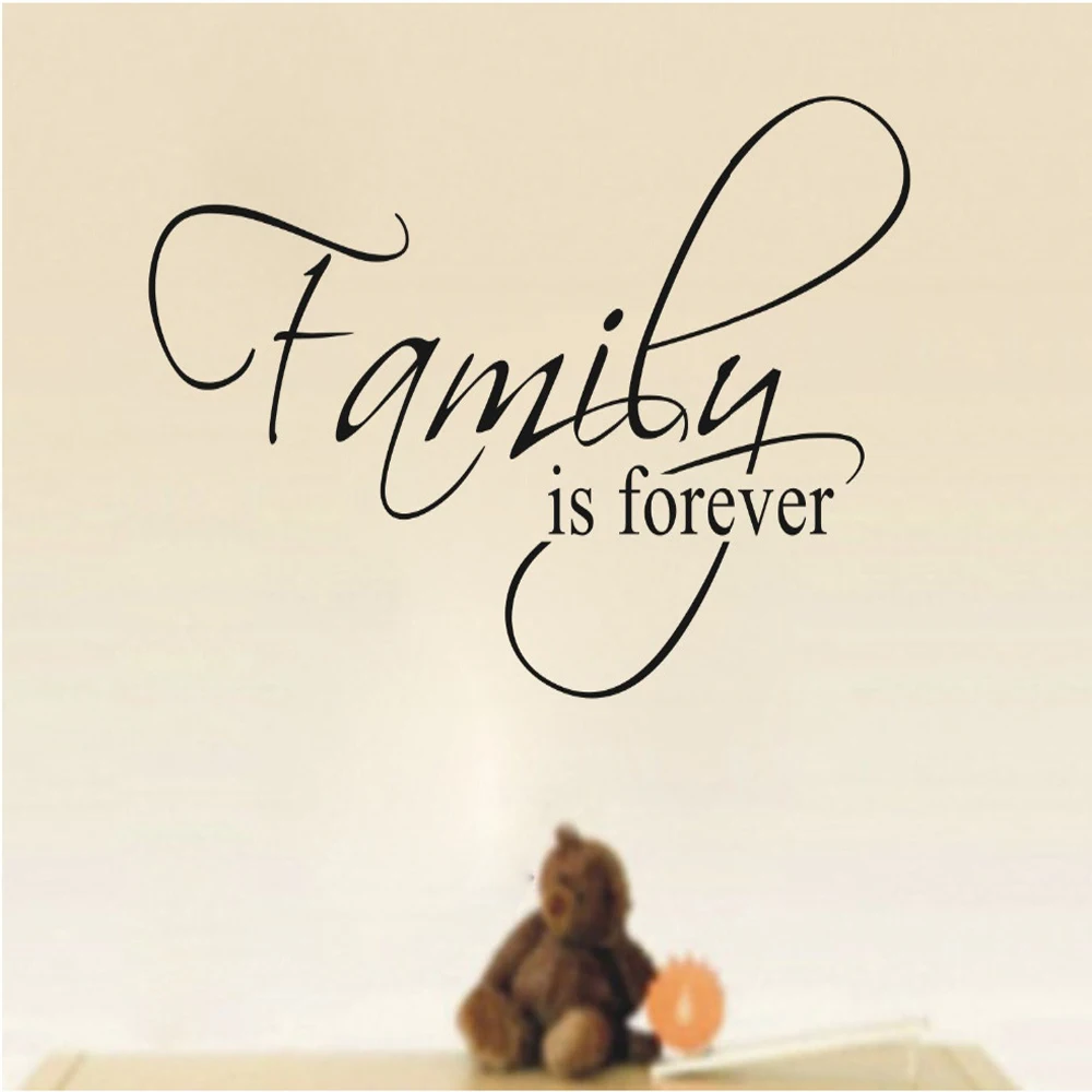 Buy wall quotes Family Wall Decals Free Shipping /PVC