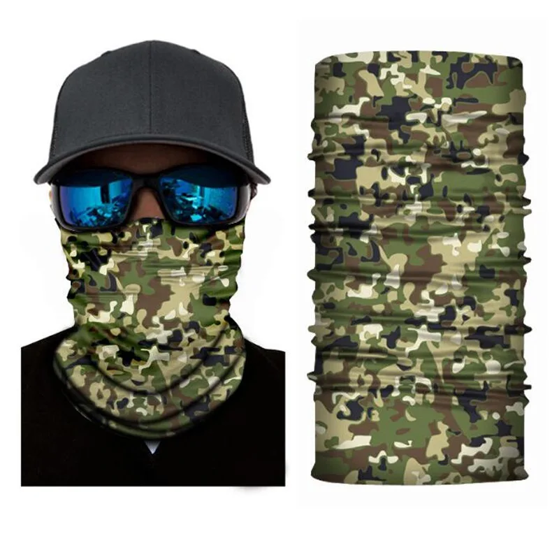 Outdoor Sports Multifunction Cycling Motorcycle Head Scarf Neck Warmer Face Mask Ski Headband Face Shield Skull Mask
