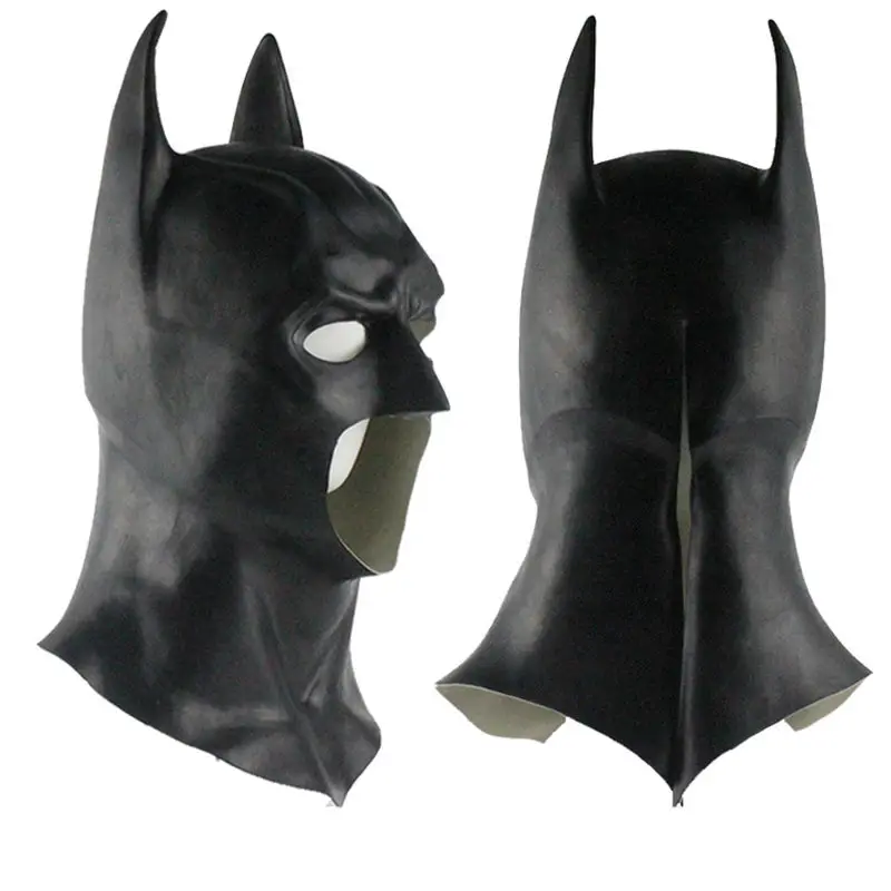 Buy Realistic Halloween Full Face Latex Batman Mask