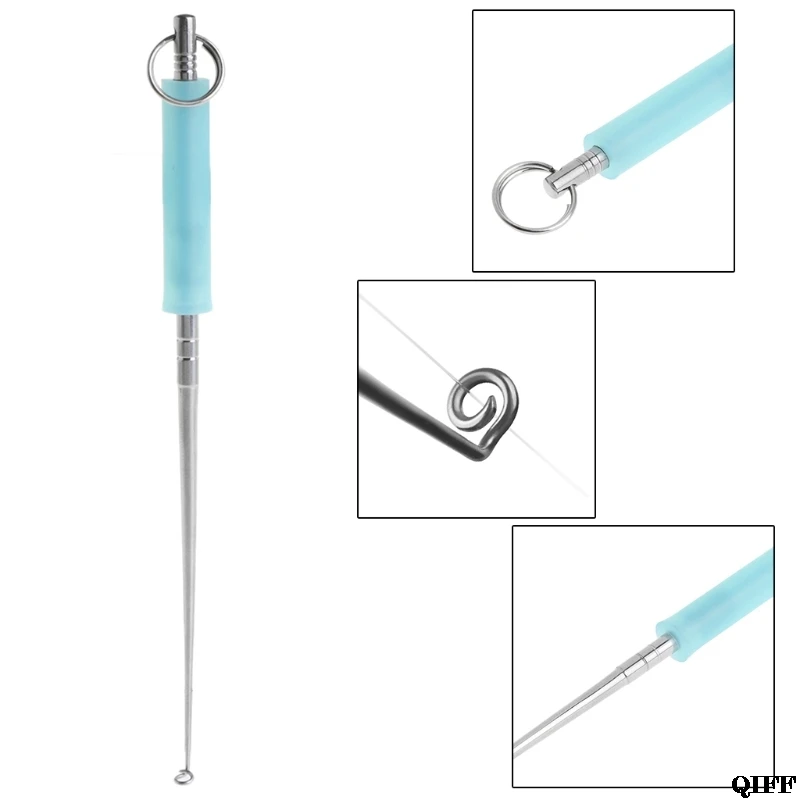 

Drop Ship Fishing Hook Remover Stainless Steel With Anti Lost Ring Extractor Removal Tools May29