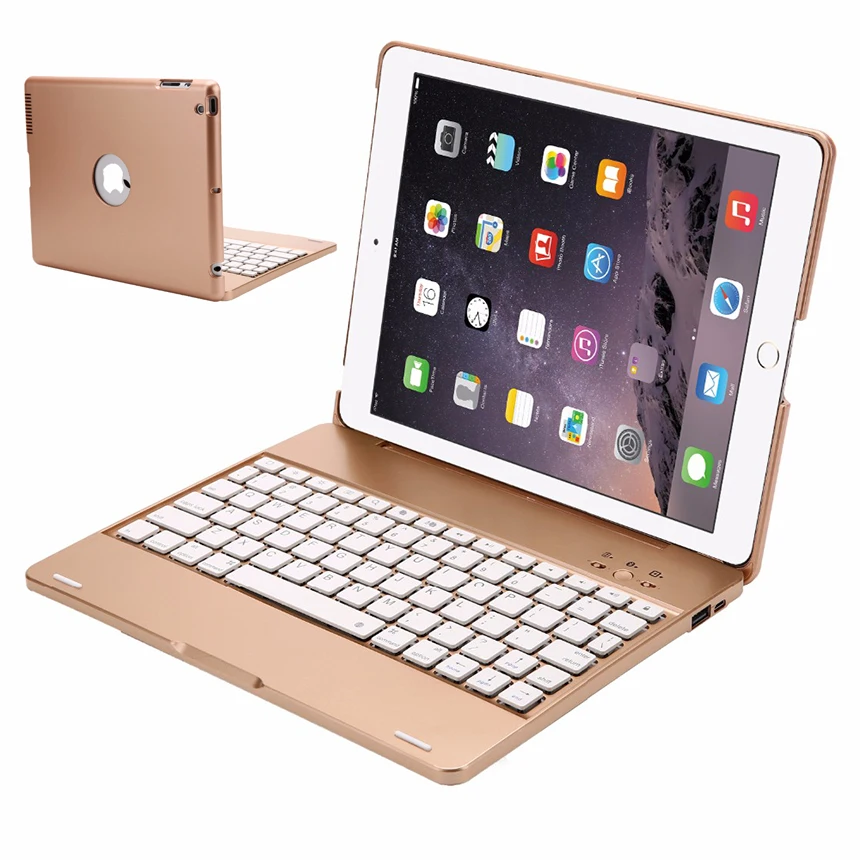 Новый 9 7 дюймовый чехол с клавиатурой из АБС пластика беспроводной Bluetooth для iPad 2 3