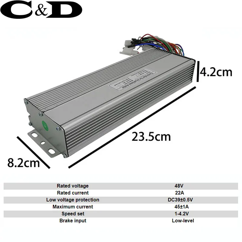 Best ebike 48V 1500W 45A Electric bicycle Brushless controller sine wave Hall Sensor KT Series Support LED LCD Display 1