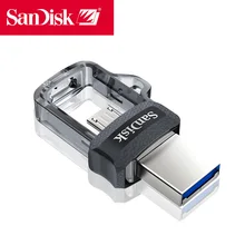Sandisk Mini USB 3,0 флеш-накопитель двойной OTG USB флеш-накопитель 16 ГБ флеш-накопитель Высокая скорость до 150 м/с usb накопитель memoria для Android телефона