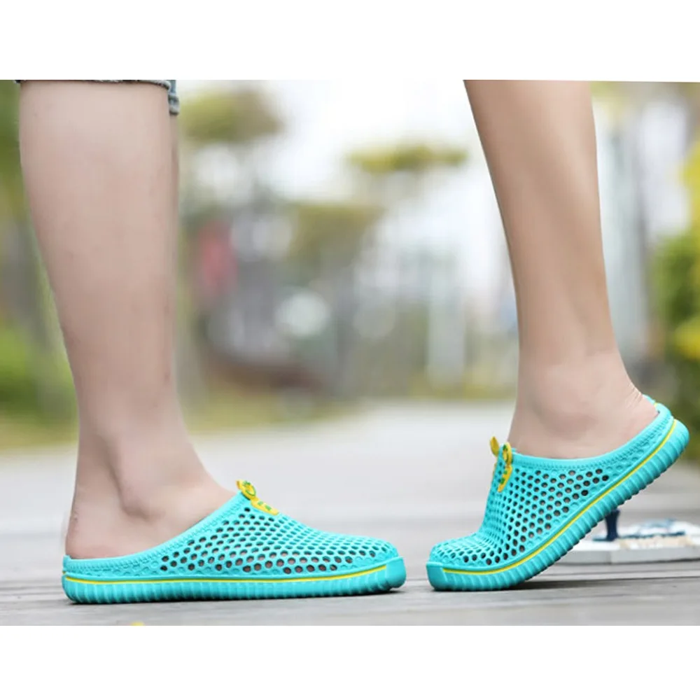 Мужская водонепроницаемая обувь дышащие пляжные туфли на плоской подошве женские летние кроссовки для путешествий, легкая спортивная обувь без шнуровки