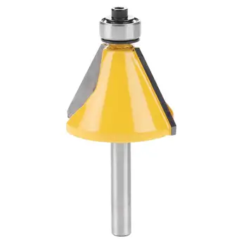 

1/4" 30 Degree Carbide Edge Chamfer Forming Router Bit Milling Cutter Engraving Angle Woodworking Tool Cutter Flooring Tools