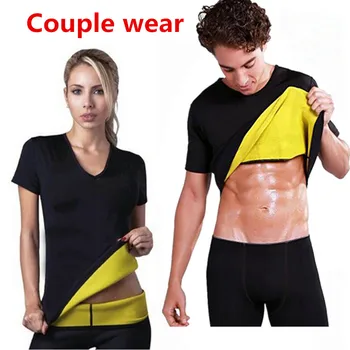 

Body Shaper Shirt Slimming Vest Short Sleeve Waist Trainer Corset Super Stretch Shapewear Sports Tummy Sauna Sweat Fitness S-5XL