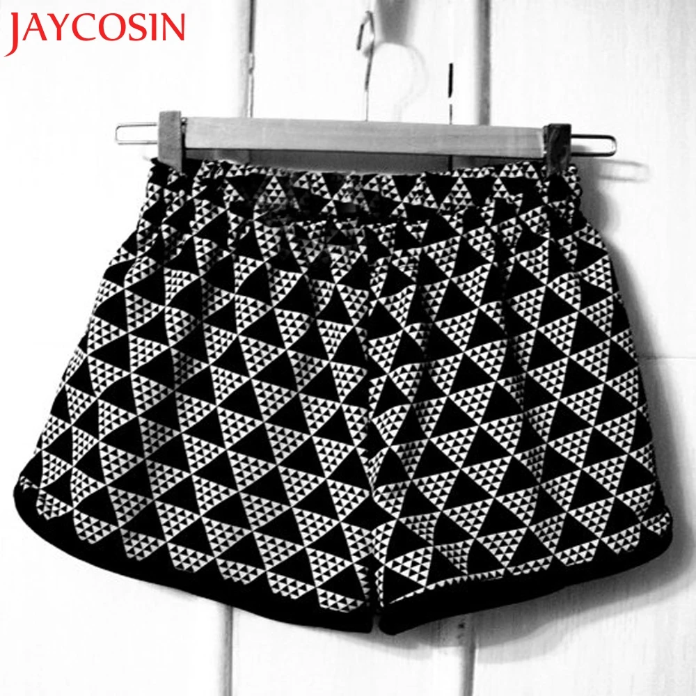 

2018 New Women Sexy Hot Pants Print Casual Shorts Mid Waist Short Pants Dropshipping Freeshipping 25p