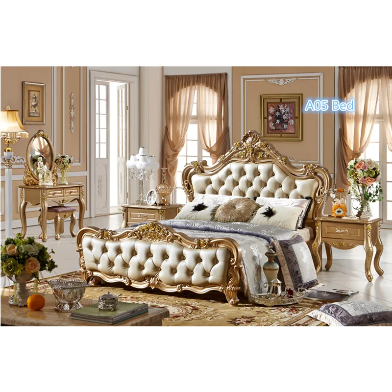 Baroque Fancy Bedroom Sets European Royal Style Bed Sets In