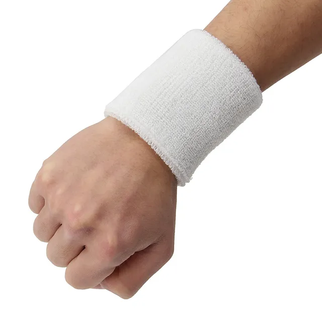 AOLIKES 8 X 7.5cm Polyester Cotton Wristbands Sport Sweatband Hand