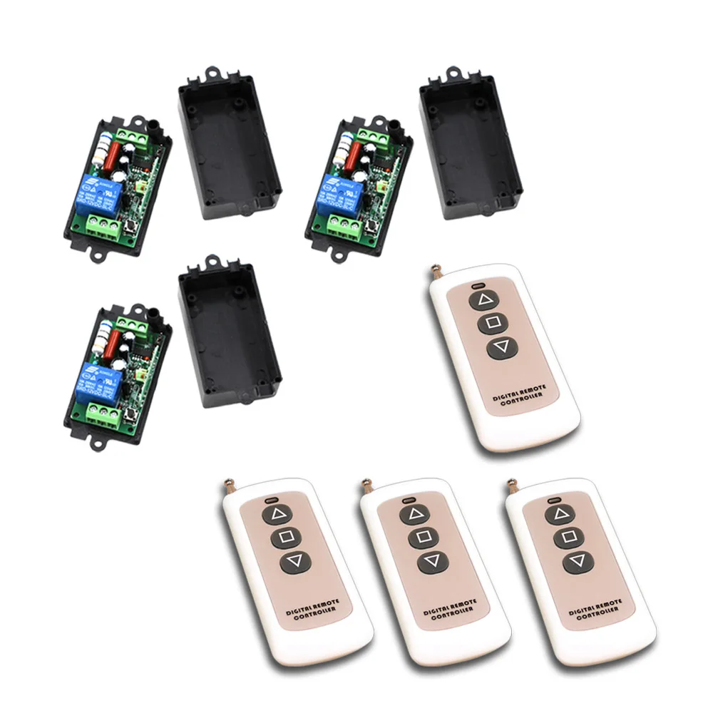 Wireless Remote Control Switch RF Wireless Remote Switch 1CH 10A Relay AC 110V Receiver Teleswitch With 3 button Transmitter Wireless Remote Control Switch RF Wireless Remote Switch 1CH 10A Relay AC 110V Receiver Teleswitch With 3 button Transmitter