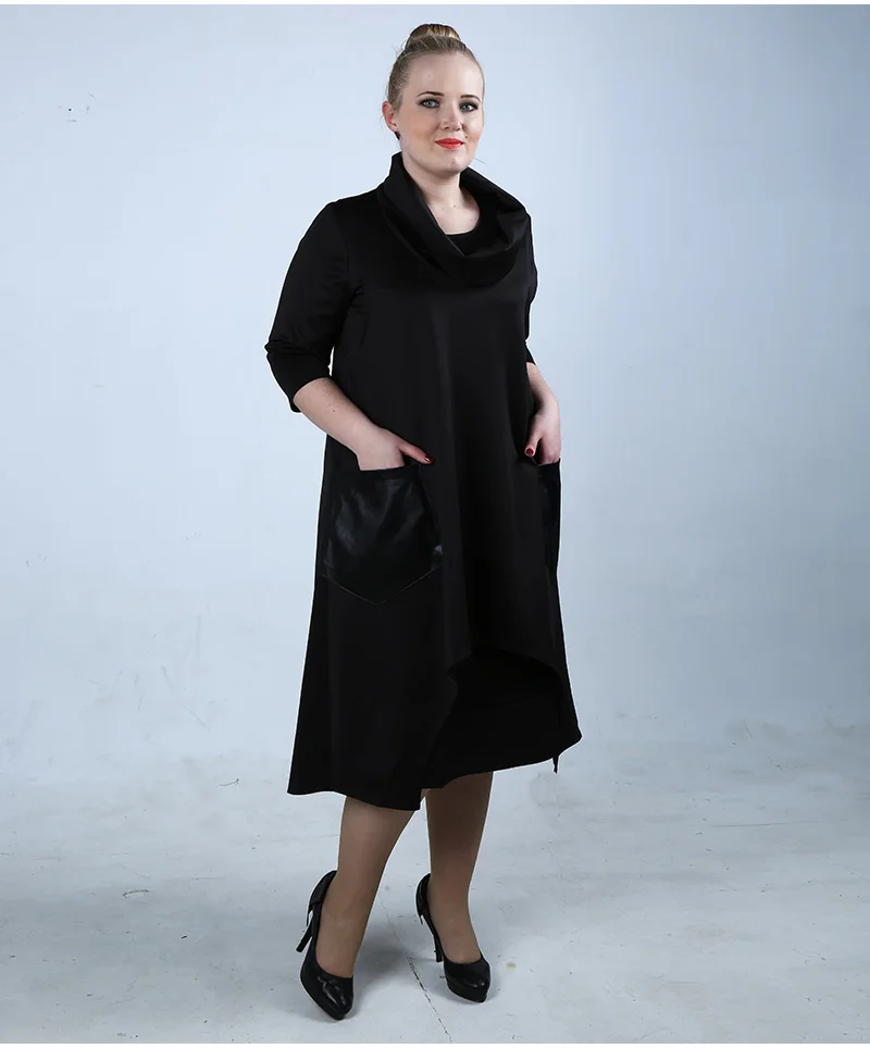 C038XQ-Plus-Size-Two-Pieces-A-Line-Slim-Dresses-Office-Lady-Dress_03