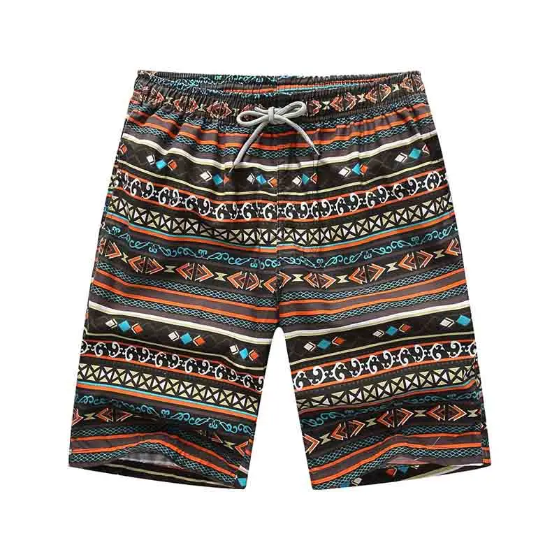 Новые летние пляжные штаны мужские с принтом свободные сломанные брюки из быстросохнущего материала Пляжные штаны Новые мужские шорты AA907 - Цвет: Men 10