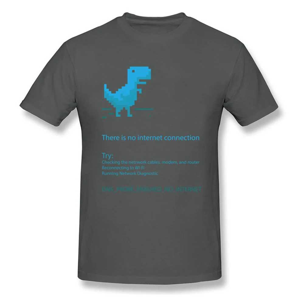 there is no internet Normal Fall Cotton Fabric O-Neck Man Tops T Shirt Family Tops & Tees Retro Short Sleeve Tshirts there is no internet carbon