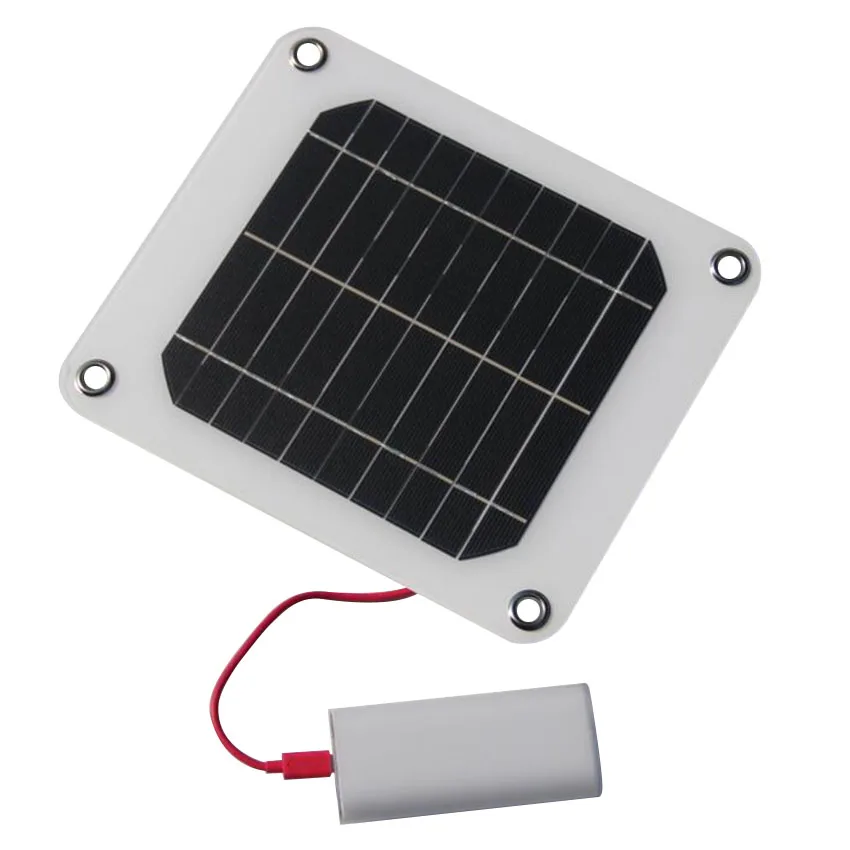 Zerosky 5 в 5 Вт солнечная панель банк DIY домашний портативный солнечной энергии зарядное устройство USB солнечная панель для samsung смартфон