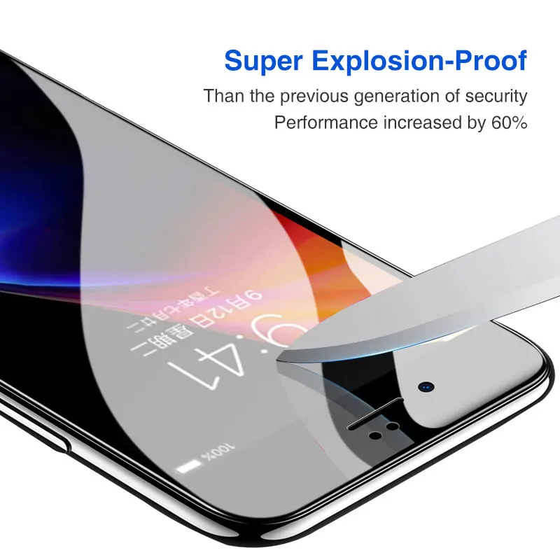  9D schutz glas für iphone 6 6 S 7 8 plus X glas auf iphone 7 6 8 X R XS MAX screen protector iphone
