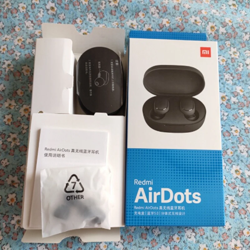 Xiaomi Redmi Airdots True беспроводной Bluetooth 5,0 наушники TWS наушники Handsfree Eeadphones AI управление с микрофоном