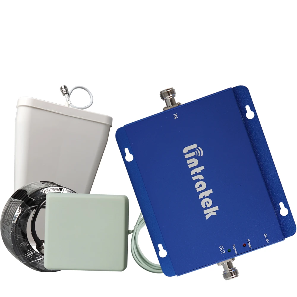 Lintratek 2g 3g amplificador 850 + 1900 МГц ретранслятор сигнала сотового телефона с кабелем 10 м
