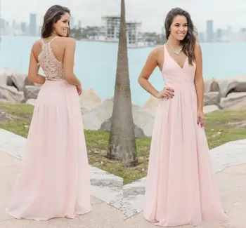 Elegant Pink Chiffon Country Bridesmaid Dresses Summer Beach Formal Maid Of Honor Gowns Custom Made Cheap Wedding Guest Gowns
Elegant Pink Chiffon Country Bridesmaid Dresses Summer Beach Formal Maid Of Honor Gowns Custom Made Cheap Wedding Guest Gowns