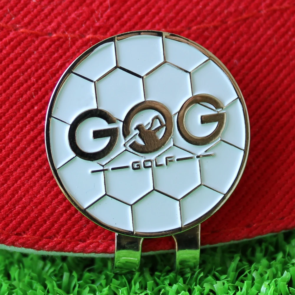 GOG мяч для гольфа маркер с зажимом для шляпы сплав профессиональные аксессуары для тренировок