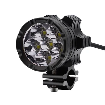 

DJSona 2pcs Universal 6LED Motorcycle Headlight Bulb Motorbike Waterproof Fog Spot Lamp Spotlight for Suzuki/Honda