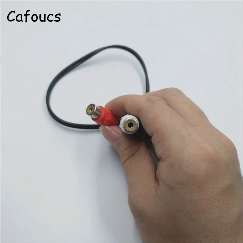 Cafoucs автомобильный аудио AUX RCA кабель адаптер для Peugeot 307 308 407 408 507 Citroen triumph Sega C2 C5 RD4
