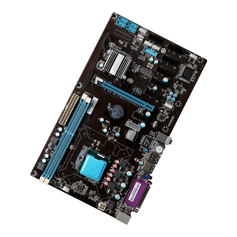 Best Price 8 Card 8 card slot PCI-E mining motherboard motherboard supports 8 graphics board shipments containing CPU