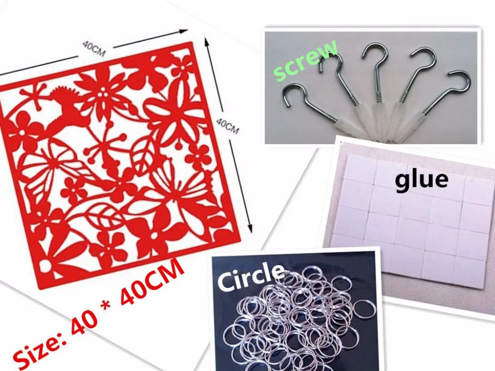 Экран перегородка входная дверь подвесной экран полый бумажный-вырезы для украшения окна стикер стены ТВ фон стены Биомбо