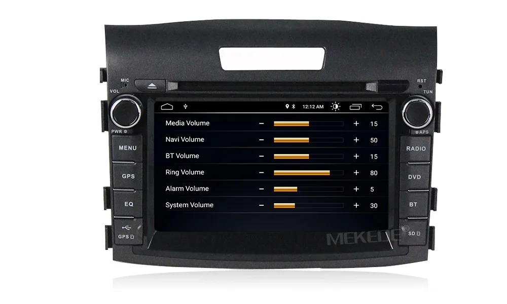 MEKEDE 2din Android 8,1 автомобильный DVD мультимедийный плеер для honda CRV 2012- с wifi BT Радио gps навигация