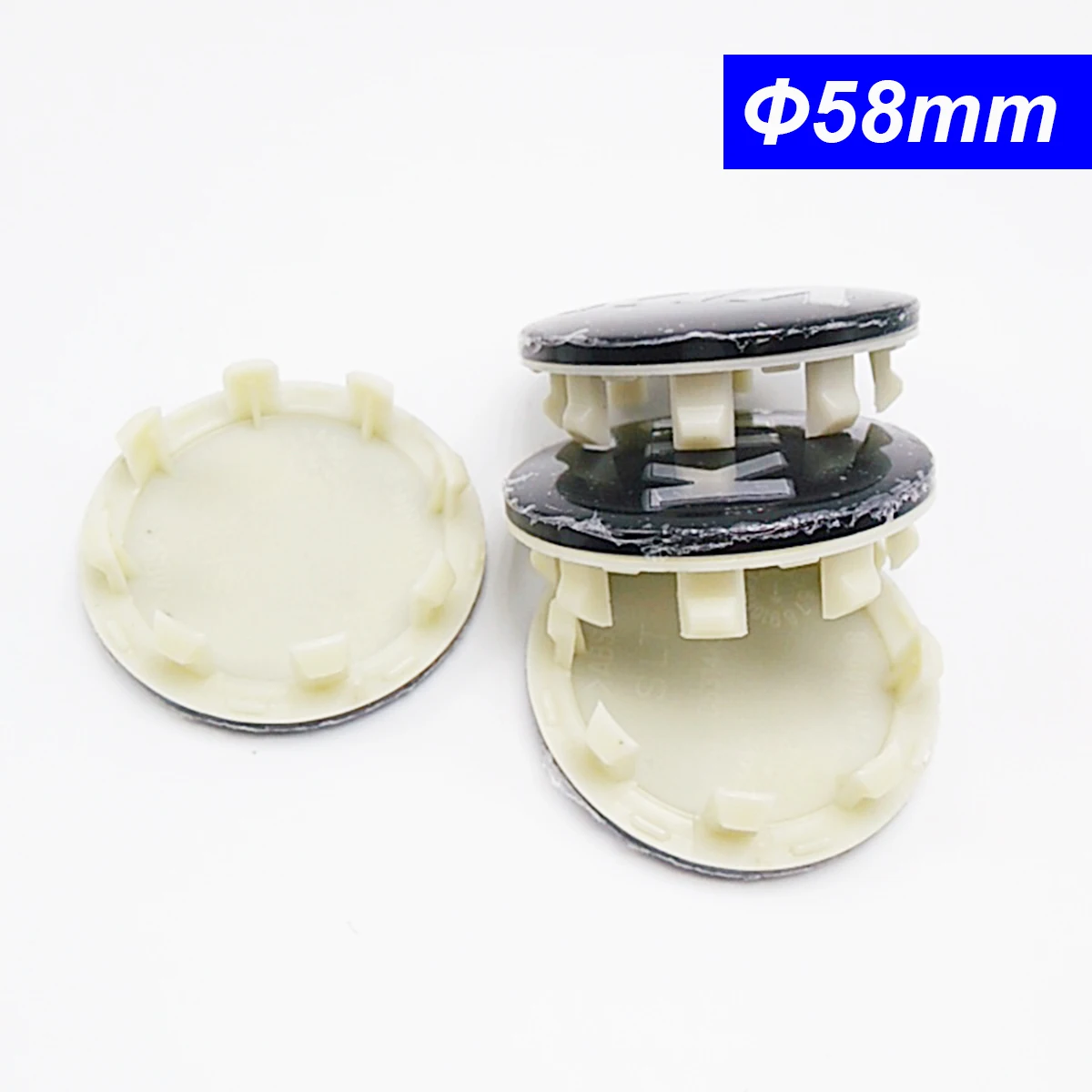 4 Pcs 58mm Car Wheel Center Caps for Kia K5 Ceed Sorento K2 Rio K3