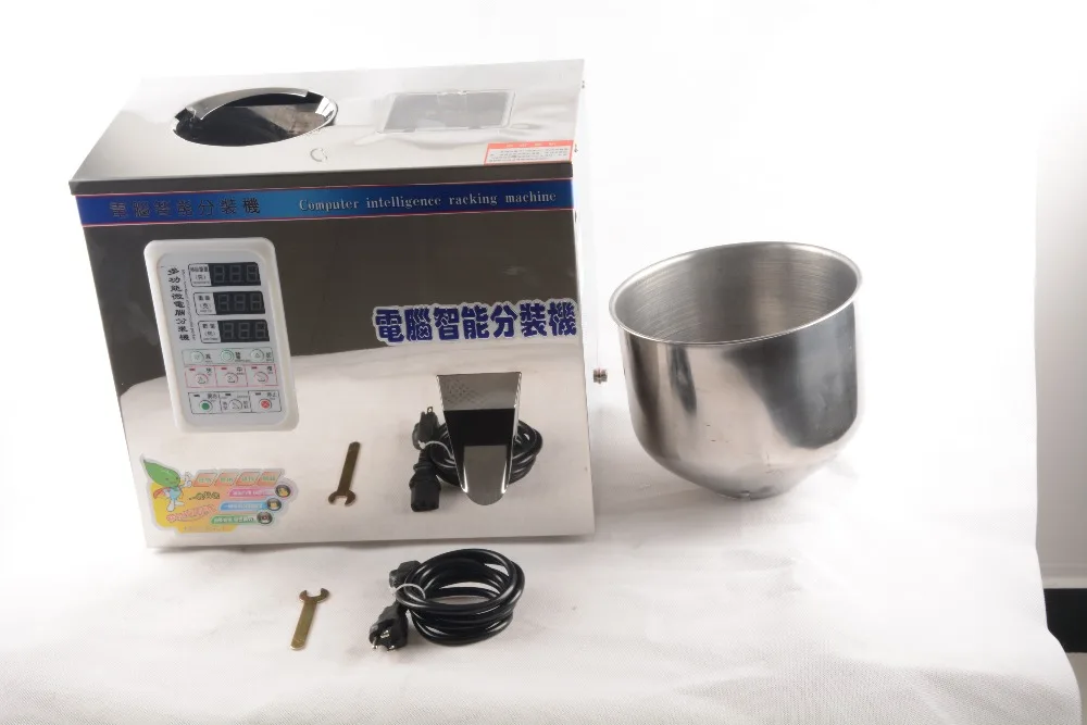 2-120g-Small-Scale-Grain-weighing-and-filling-machine-granule-powder-tea-packing-machine