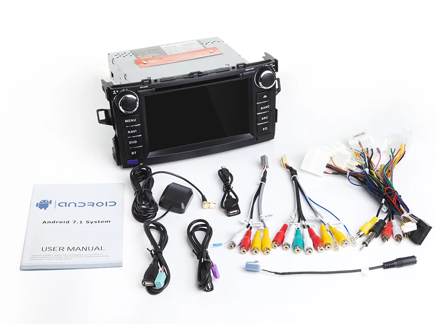 Flash Deal Liislee Android 7.1 2G RAM For Toyota Auris 2007~2012 Car Radio Audio Video Multimedia DVD Player WIFI DVR GPS Navi Navigation 1
