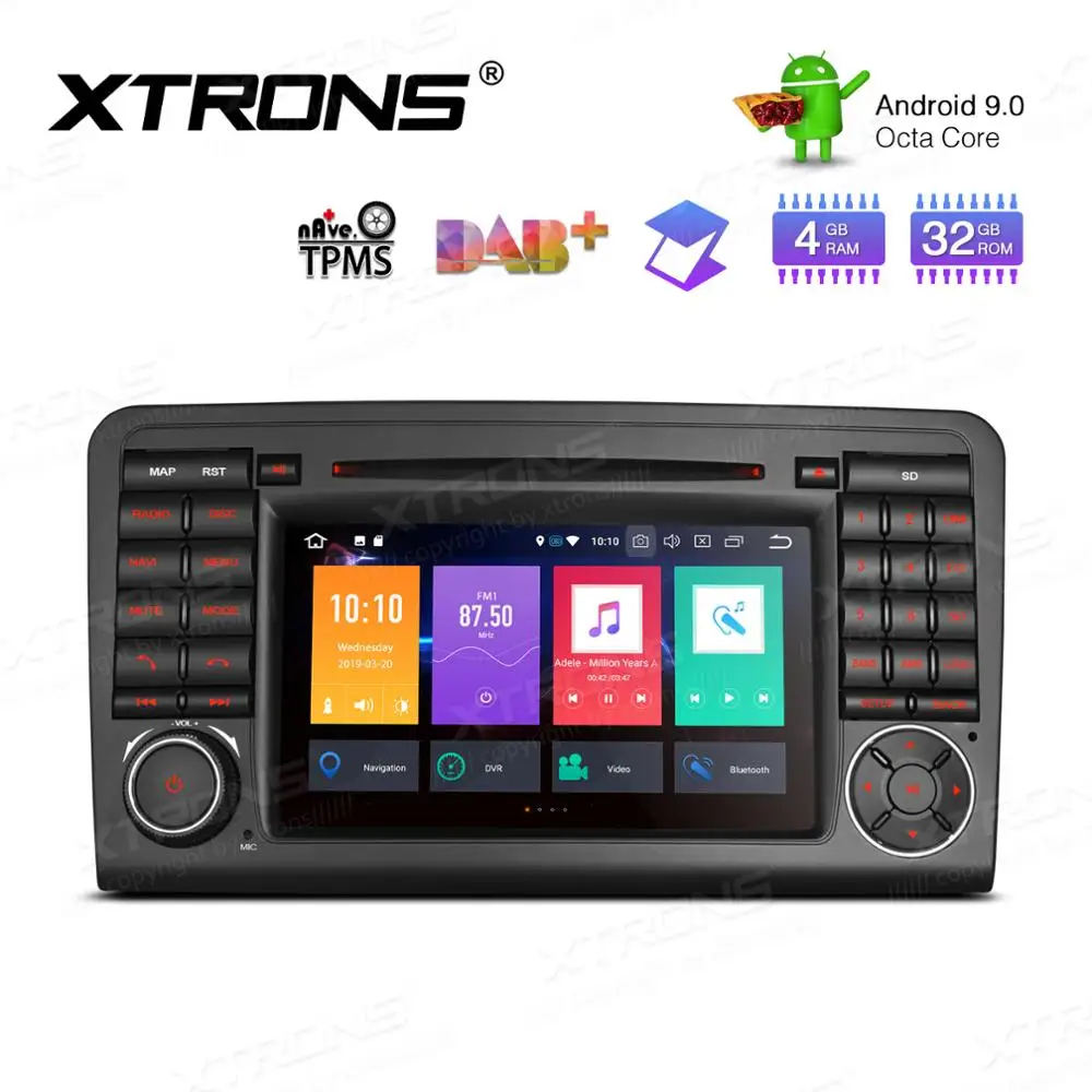 Perfect New 7" Android 9.0 OS Car DVD Multimedia Navigation GPS Radio for Mercedes-Benz ML-Class W164 2005-2011 &GL-Class X164 2006-2012 2 Perfect New 7" Android 9.0 OS Car DVD Multimedia Navigation GPS Radio for Mercedes-Benz ML-Class W164 2005-2011 &GL-Class X164 2006-2012 2