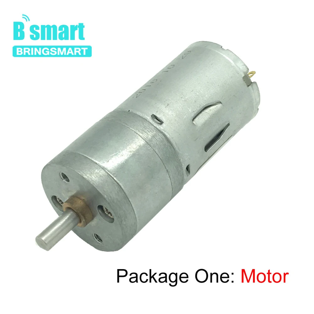 Электродвигатель редуктор Bringsmart с постоянным током 3 в 6 12 В 24 В|dc gear motor 6v|gear 6vdc |