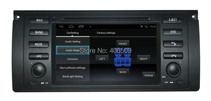 Sale Android 8.0 Car DVD Player for BMW E39 5 Series X5 E53 M5 with GPS Navigation Radio BT USB SD AUX Audio Stereo 4Core 4G+32G 6
