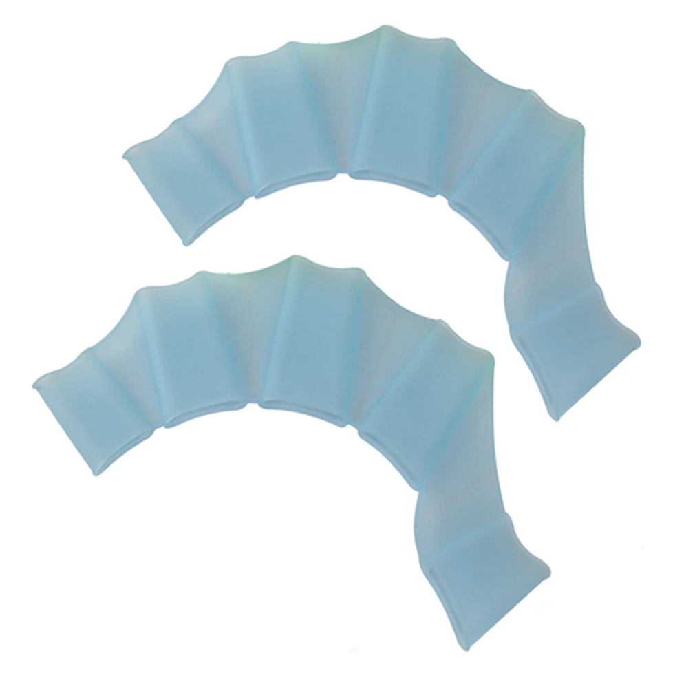 

1 pc New Swim glove Swim Gear Fins Hand Webbed Flippers Silicone Training Paddle Dive Glove