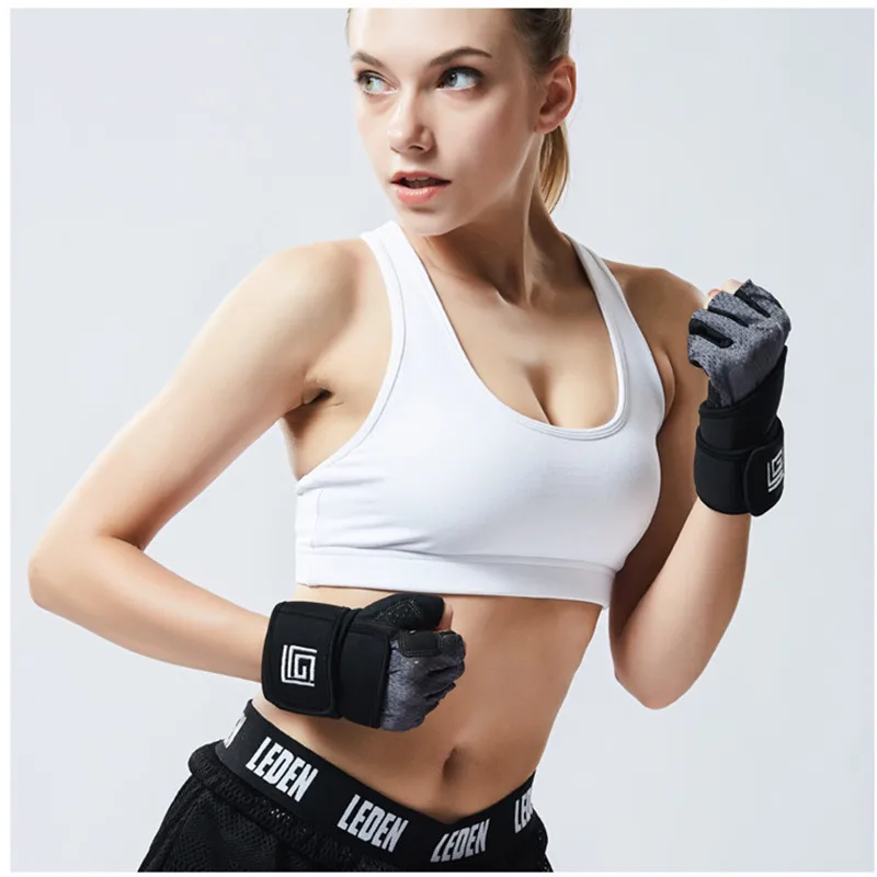 Men Sports Gym Gloves Half Finger Breathable Weightlifting Training Fitness Gloves Dumbbell Women Body Building Sport Wrist Wrap Men Sports Gym Gloves Half Finger Breathable Weightlifting Training Fitness Gloves Dumbbell Women Body Building Sport Wrist Wrap