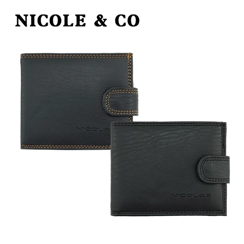 NICOLE& CO, новинка, мужские кошельки Fishon, дизайнерский кошелек, мужской брендовый кошелек для карт, мужской кошелек, цена