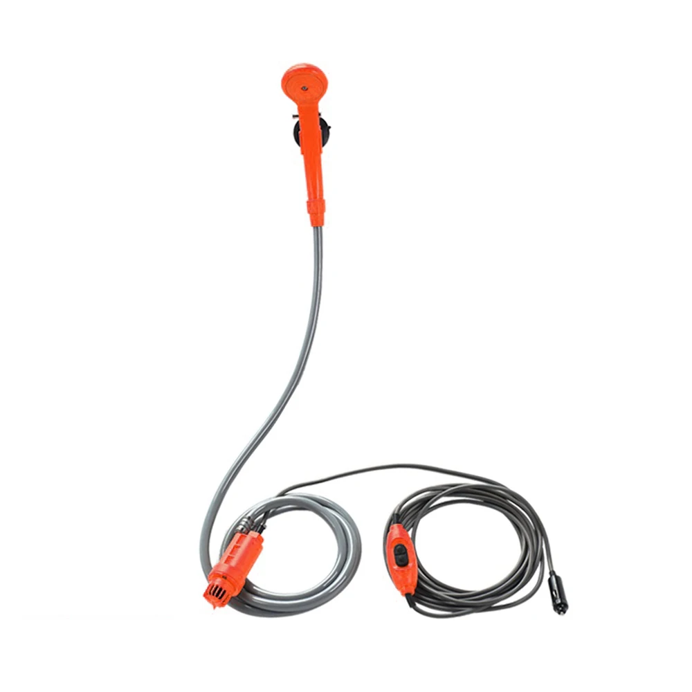 

outdoor Camping Shower 12V Electric Outdoor Shower Kit For Travel Car Washing Camping Hiking Plants Watering accessories