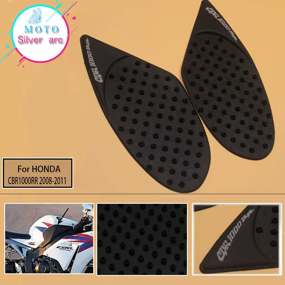 Bleu Tank Gas Pad Knee Fuel Side Grips Protector For MT-07 2013-2016