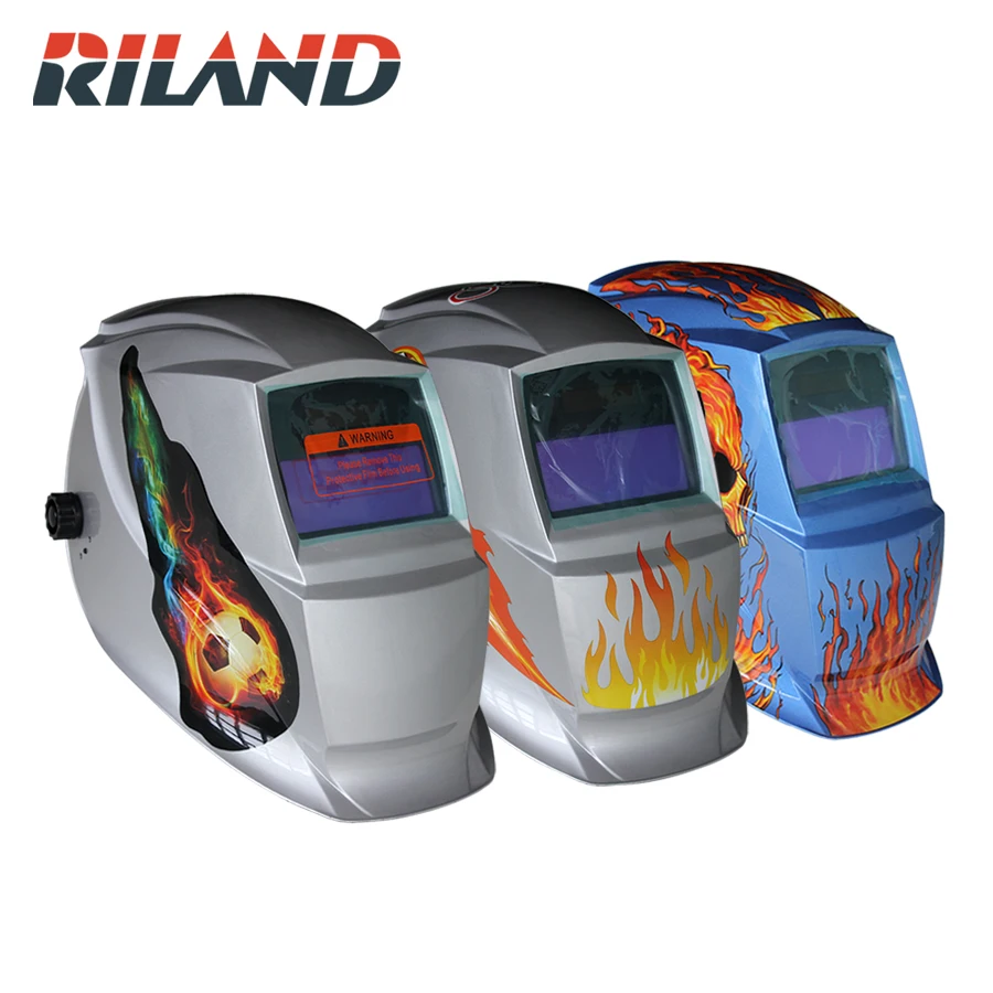 

RILAND Solar Auto Darkening Electric Welding Mask/Helmet/Welder Cap/Welding Lens/Eyes Mask for Welding Machine Plasma Cutting